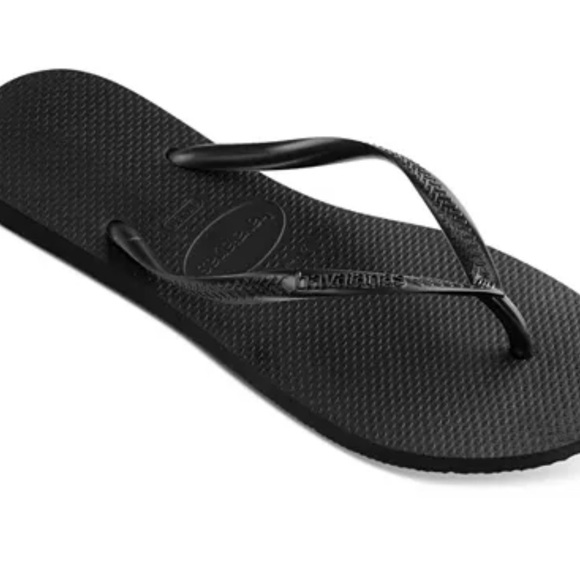 Havaianas Black Flip-Flops Size 43/44 US 11/12 - Picture 1 of 3